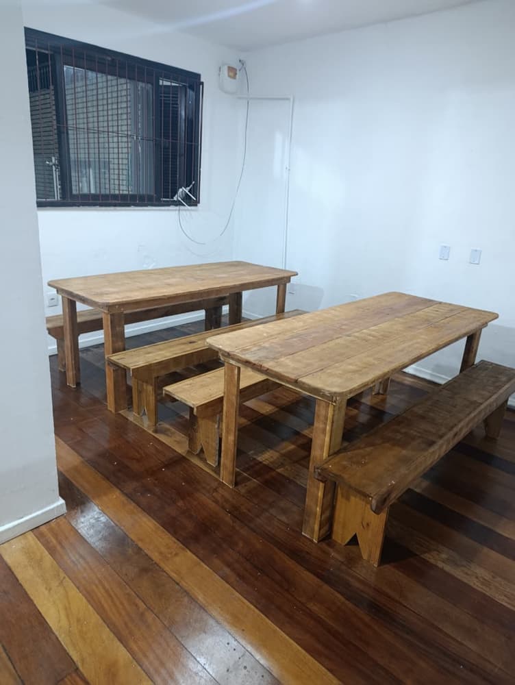 Cozinha equipada de uma das unidades da ELOS.